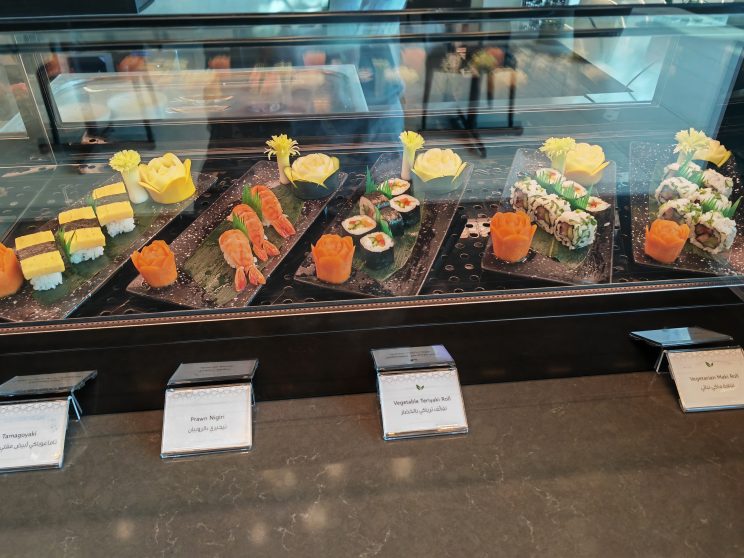 Al Mourjan Garden Lounge Sushi Plates