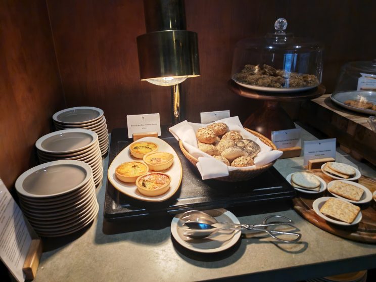 Cathay Business Lounge Heathrow Buffet Selections