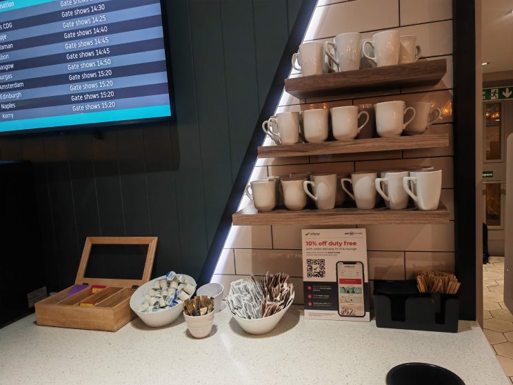 Aspire Lounge Luton Airport Tea Coffee Preparations