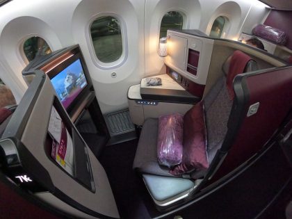 Qatar Airways Mini QSuite 7K