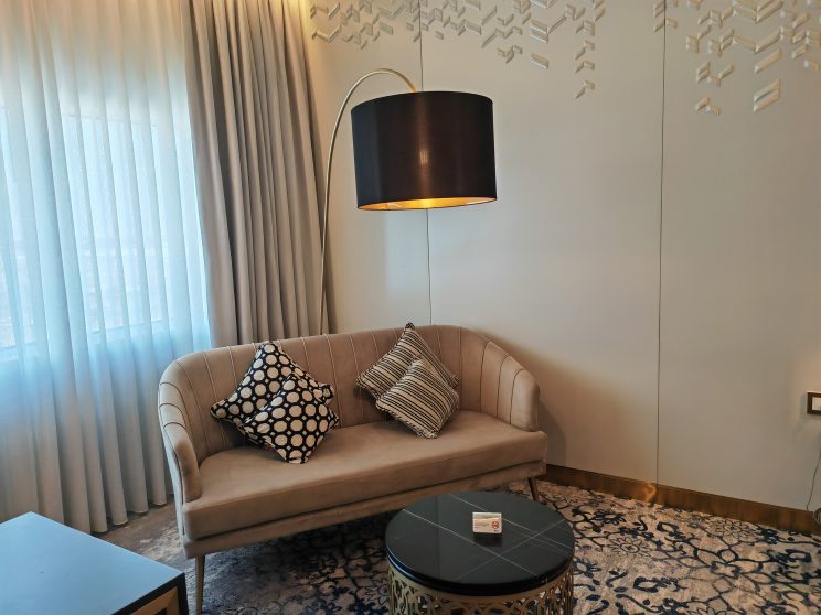 Steigenberger Hotel Doha In Room Sofa Area