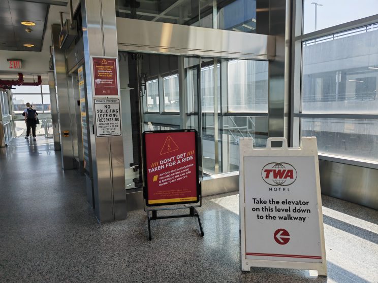 TWA Hotel Directions from T5