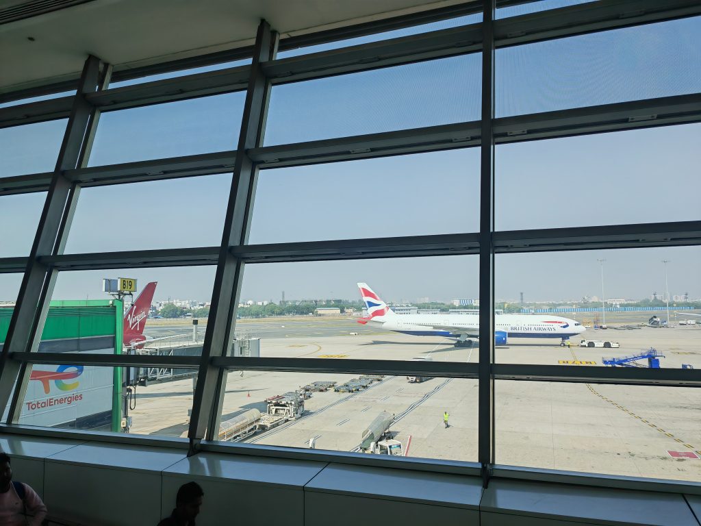 British Airways 777 and Virgin 787 At Delhi Airport