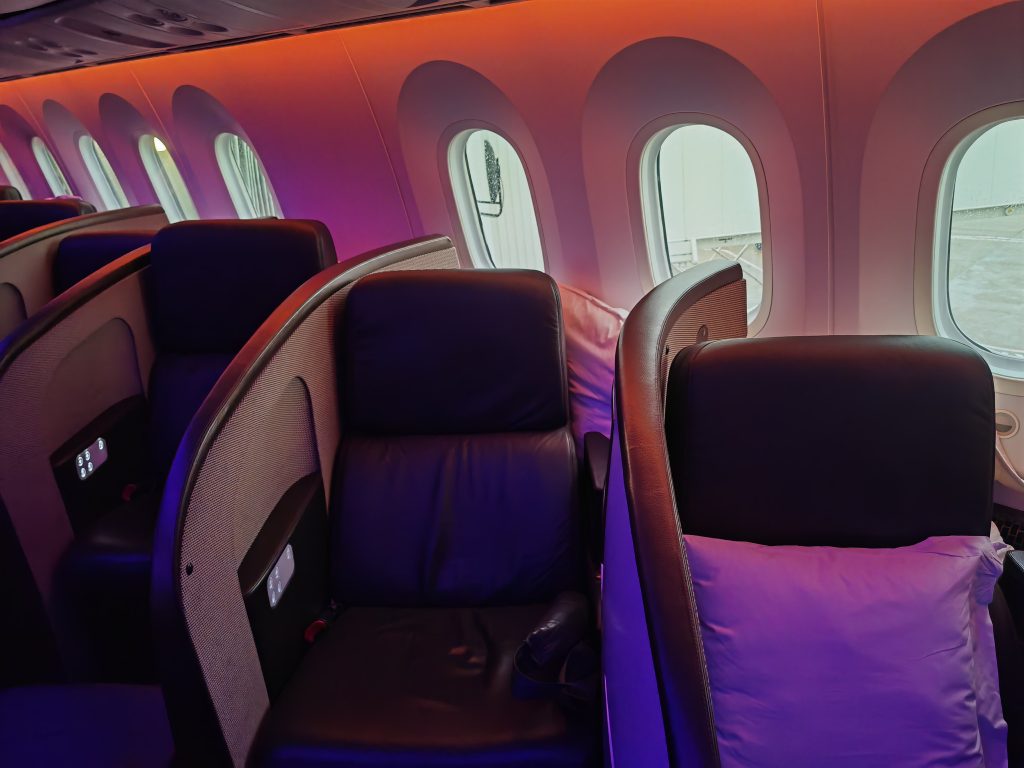 Virgin Atlantic Upper Class A Side Seats