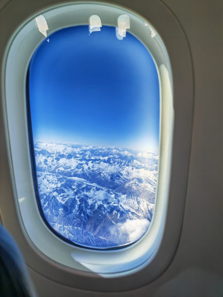 Virgin Atlantic Views of Pakistani Mountains